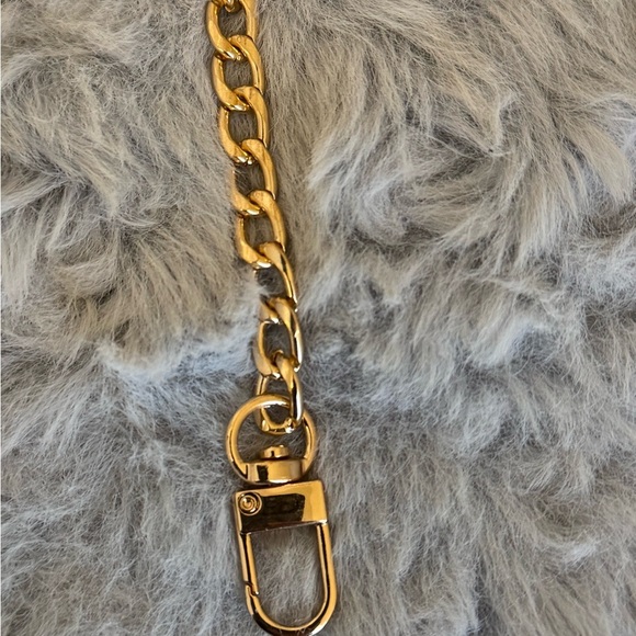 Unbranded Gold Purse Chain Strap Flat Iron Chains With Metal Buckles - Picture 3 of 4